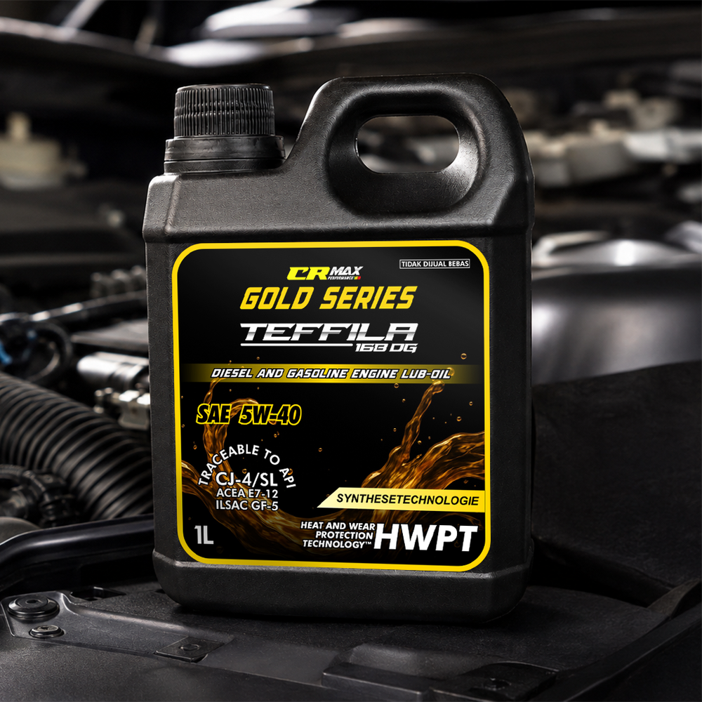 Teffila 5W-40 in an engine bay
